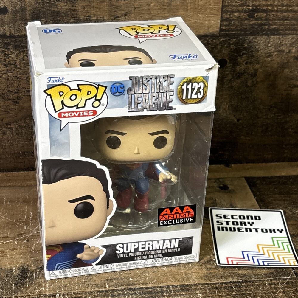 Justice League Superman Exclusive AAA Funko Pop! Vinyl Figure #1123 Batman